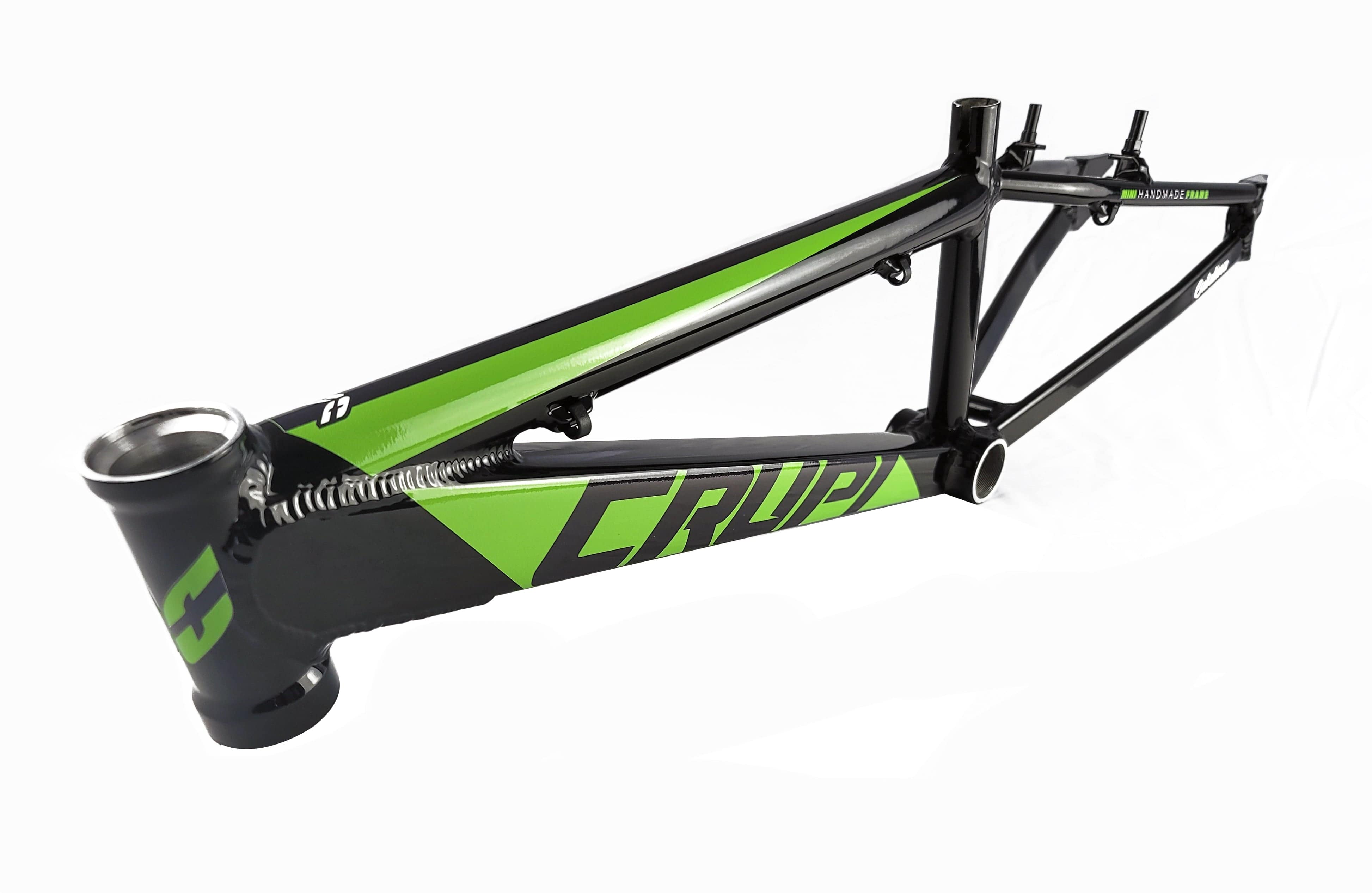 Crupi Parts Frames Black / Green w/some Black Crupi OS20 Pro XL Race Frame