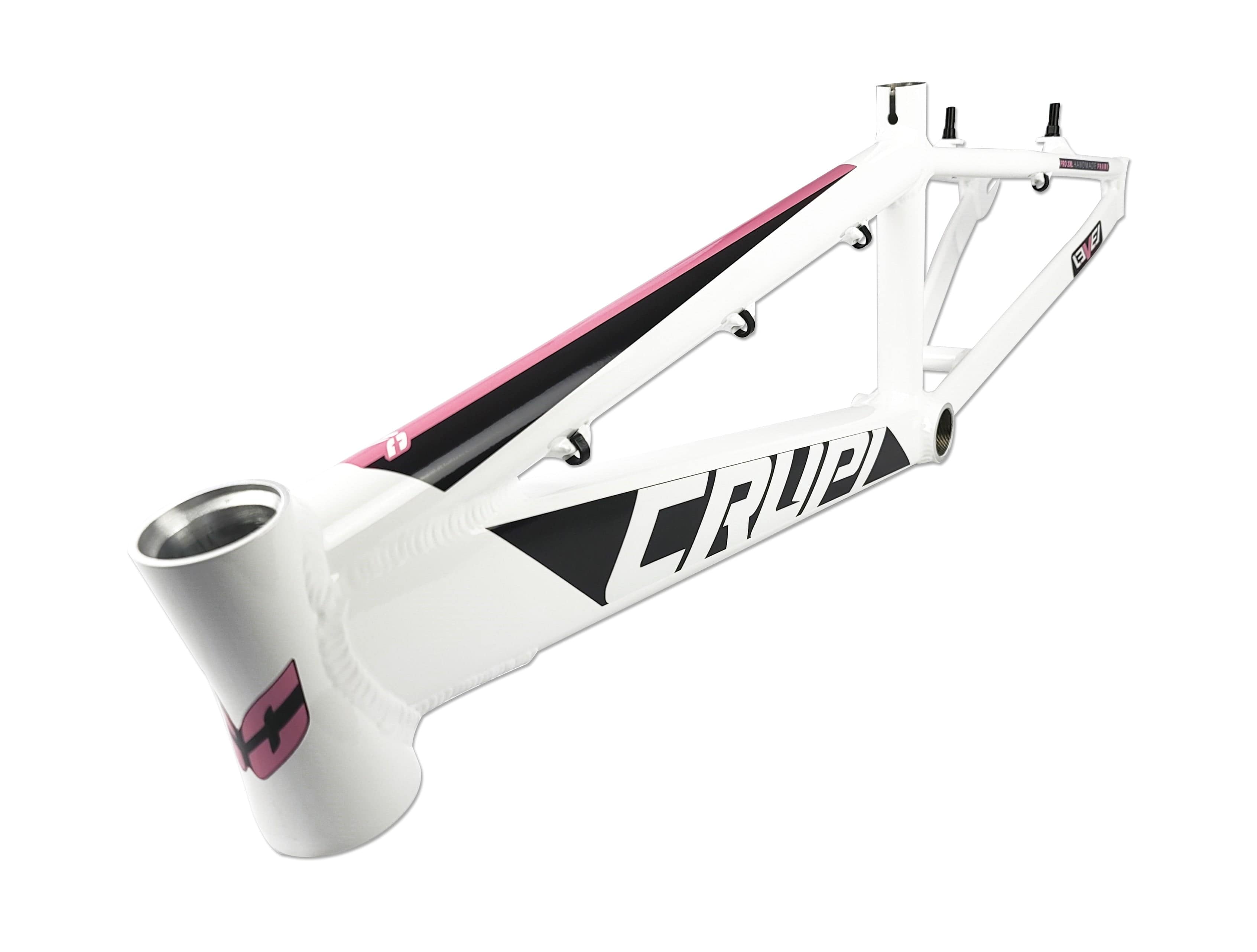 Crupi Parts Frames White / Black w/some Pink Crupi Catalina 20" Micro Race Frame