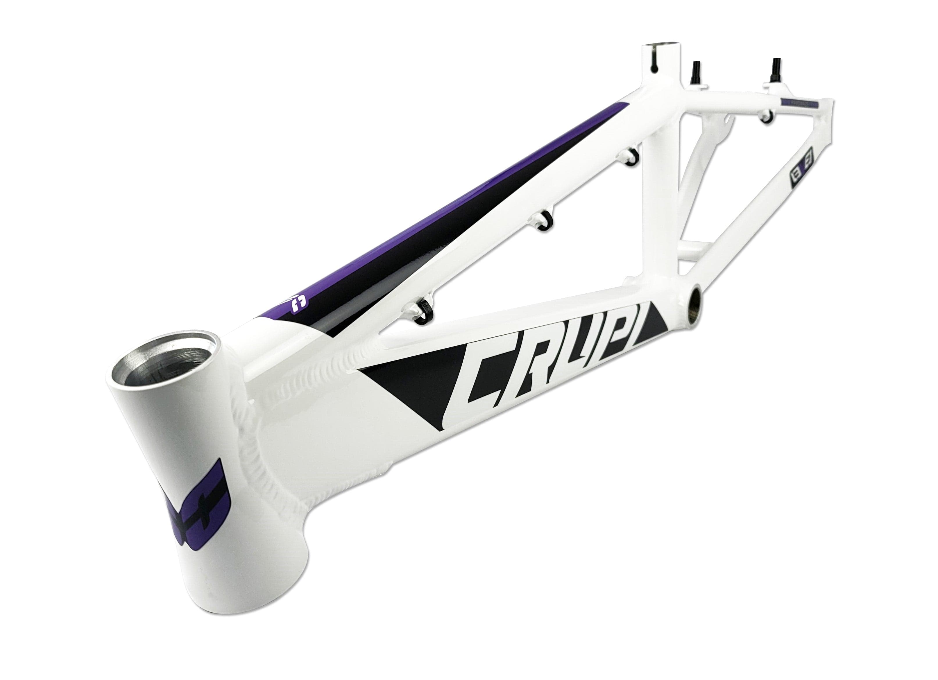 Crupi Parts Frames White / Black w/some Purple Crupi Level 20" Pro 3X Race Frame
