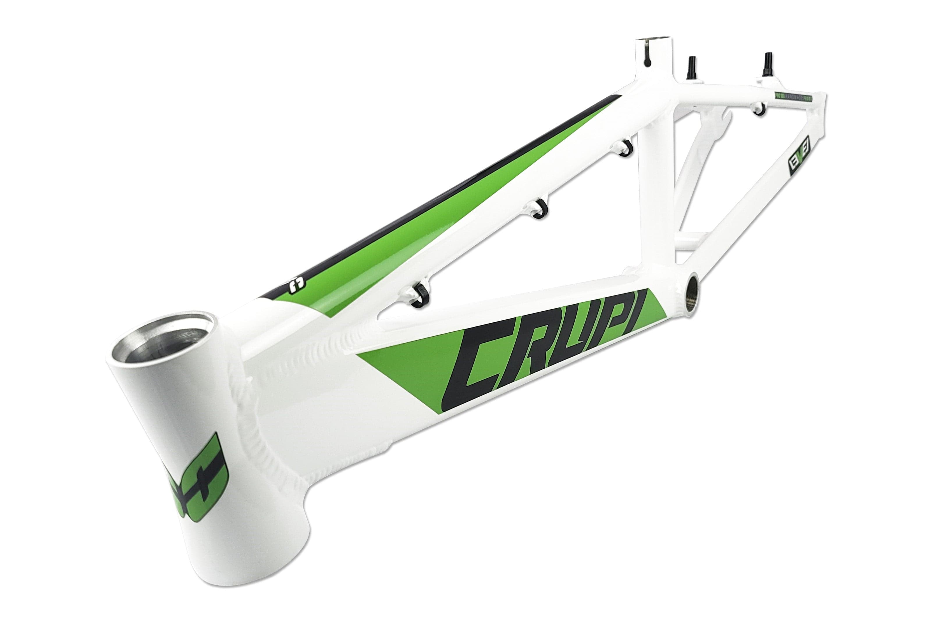 Crupi Parts Frames White / Green w/some Black Crupi Catalina 20" Mini Race Frame