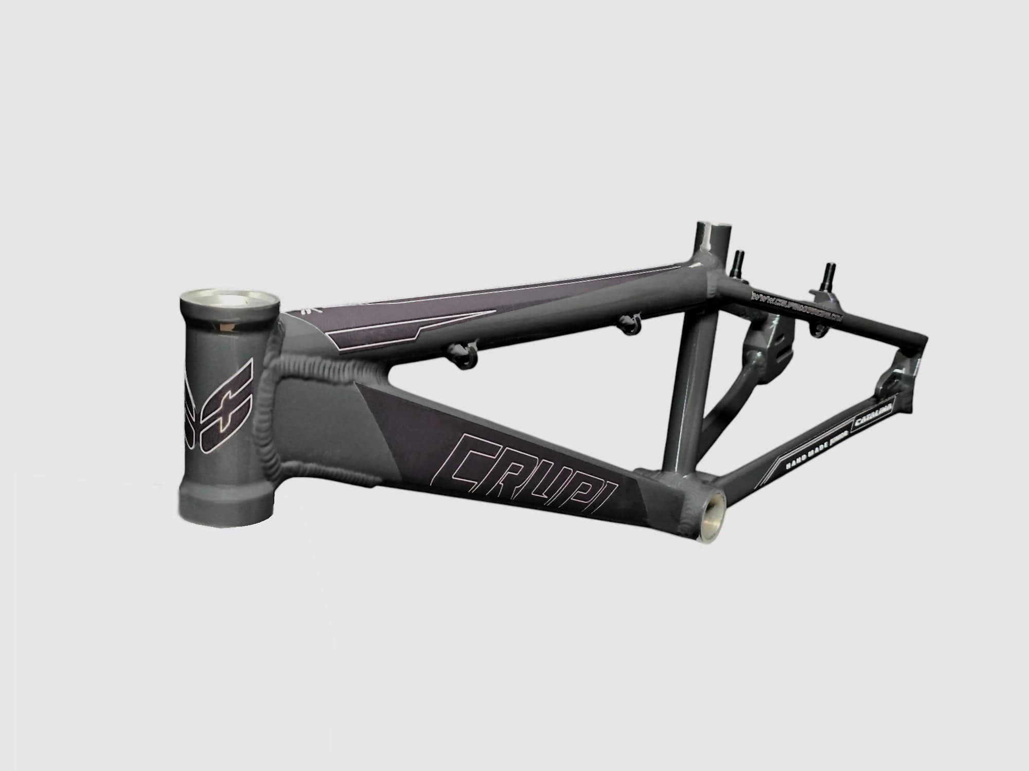 Crupi Parts Frames Charcoal / with All Black decals Crupi Catalina 2.0 Expert XL Cruiser Race Frame