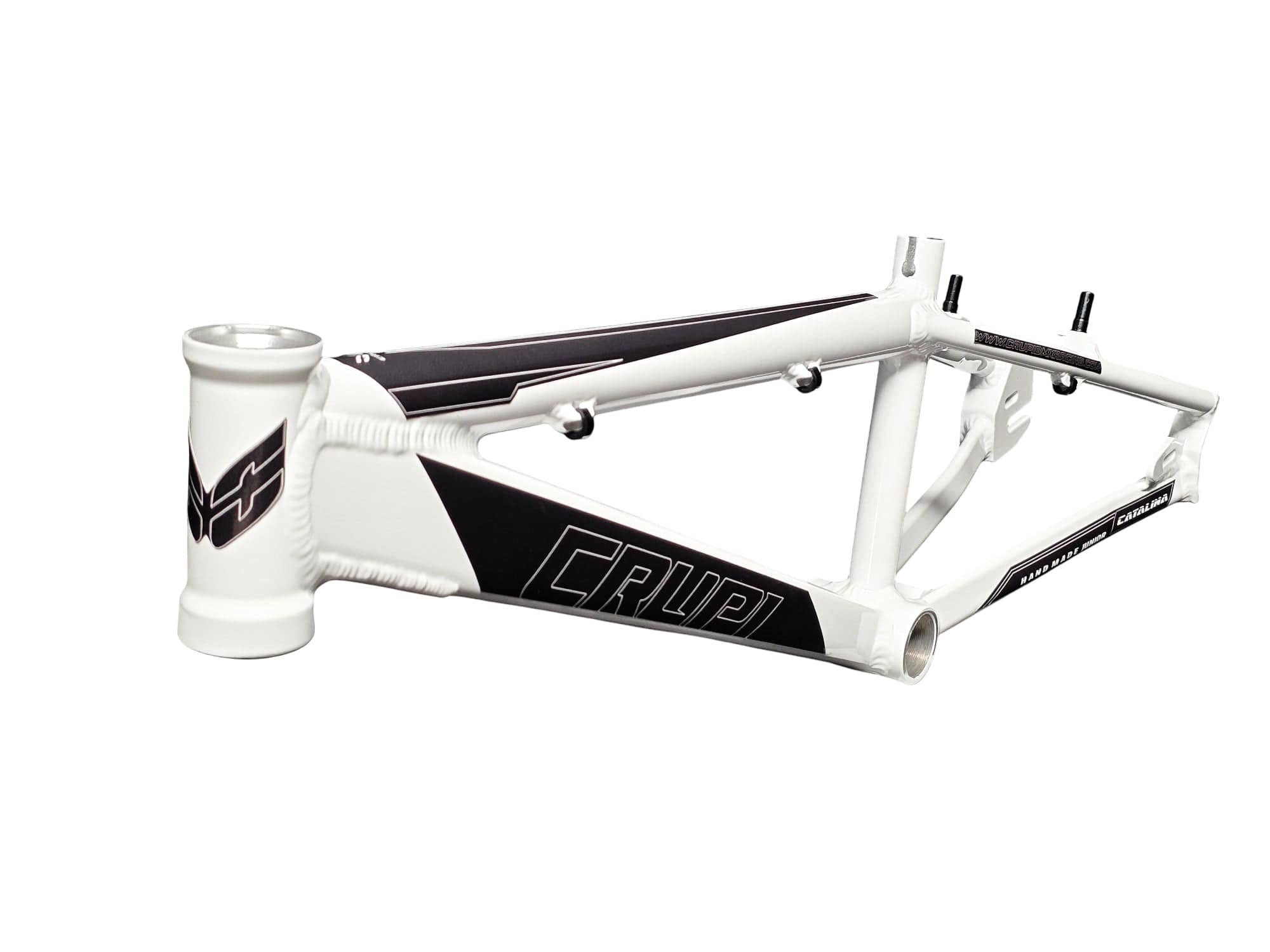 Crupi Parts Frames White / with All Black decals Crupi Catalina 2.0 Expert 2X Race Frame