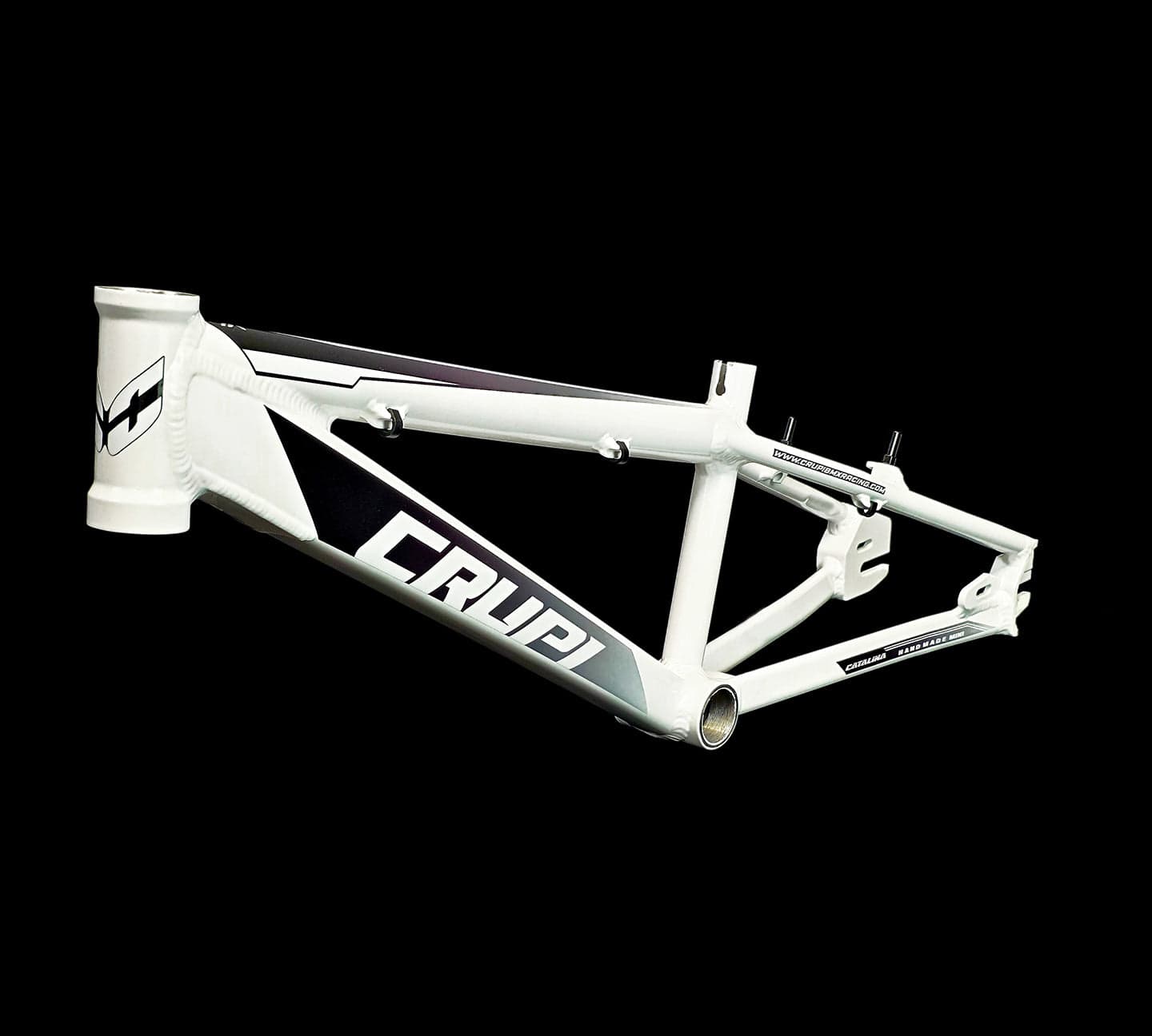 Crupi Parts Frames White / with BlackWht Fade decals Crupi Catalina 2.0 Expert Race Frame