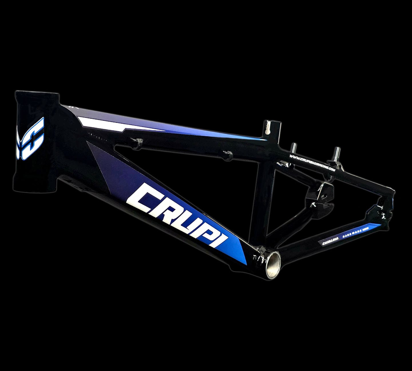 Crupi Parts Frames Black / with BlueBlack Fade decals Crupi Catalina 2.0 Micro Race Frame