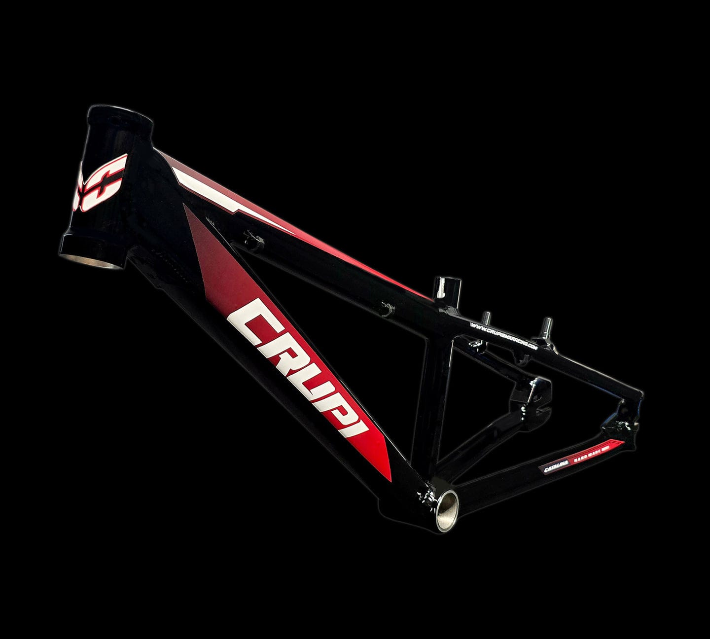 Crupi Parts Frames Black / with RedBlack Fade decals Crupi Catalina 2.0 Junior Cruiser Race Frame