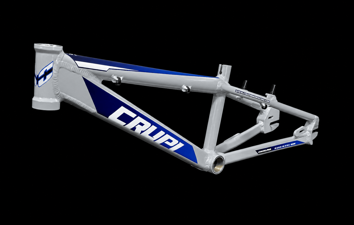 Crupi Parts Frames Lightning Grey / with BlueBlack Fade decals Crupi Catalina 2.0 Junior Race Frame