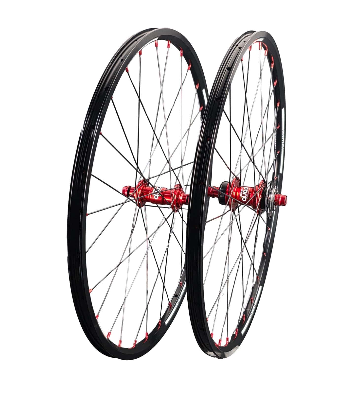 Crupi Parts Wheels 20 x 1.50 28H / Black/Red Crupi 20 x 1.50 28H CenterLock Wheelset