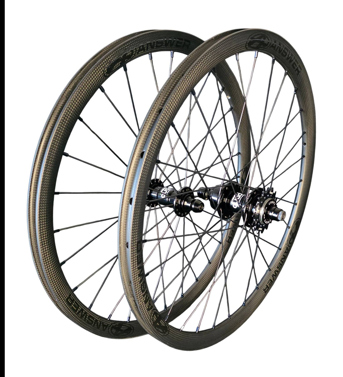 Crupi Parts Wheels Answer Crupi Carbon Mini 28H CL Wheelsets