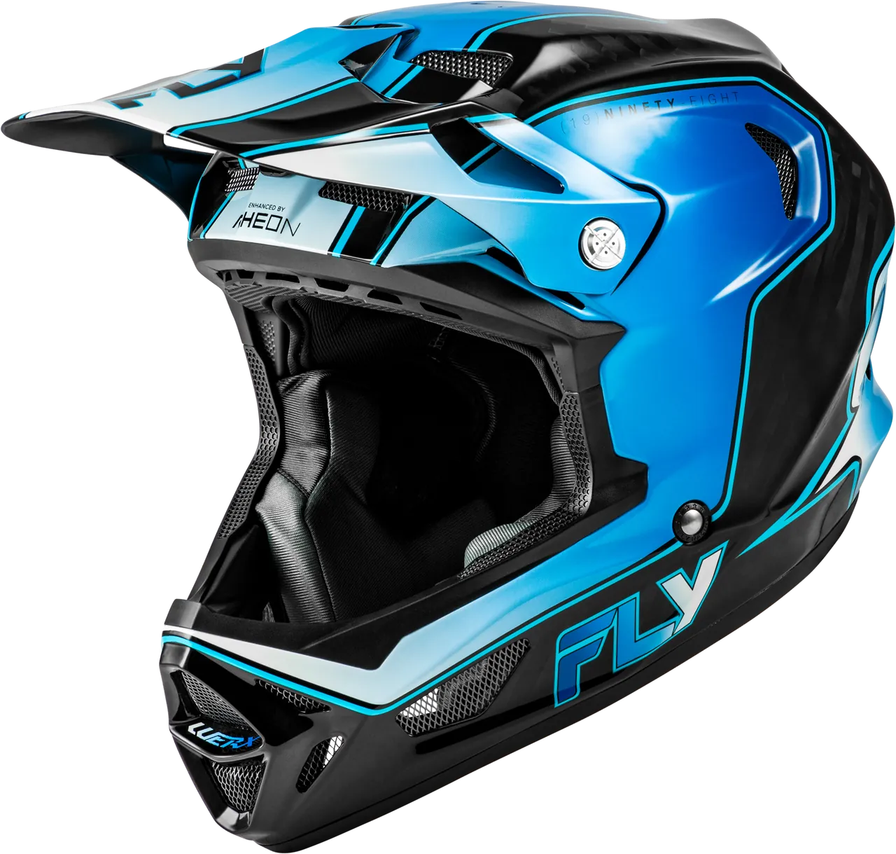 Fly Racing Apparel BLACK CARBON/BLUE / Youth Large Fly Racing Werx-R Flow Carbon Helmet