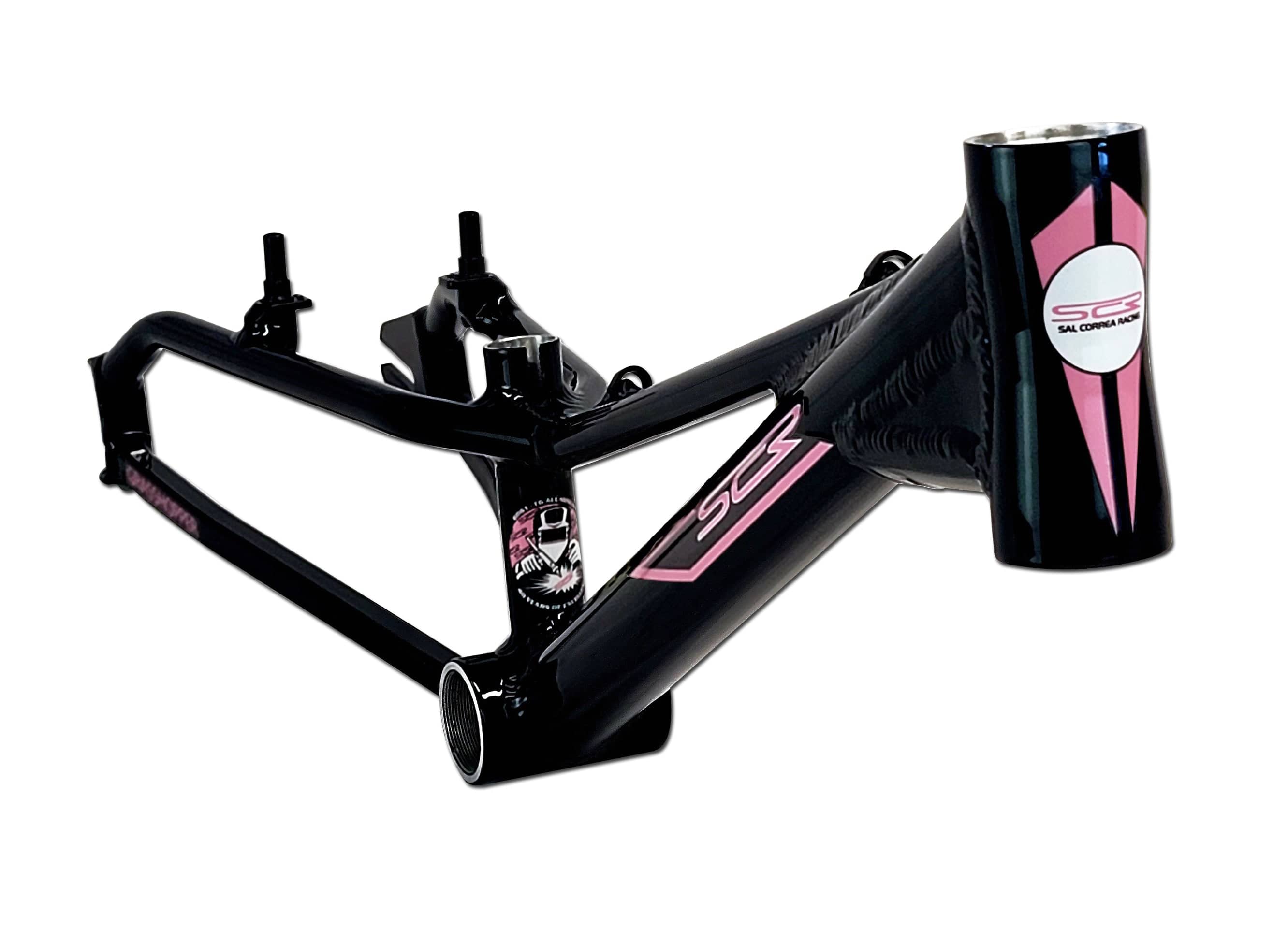 SCR Frames Black / Pink decals SCR 20" Grasshopper 15.75 Race Frame