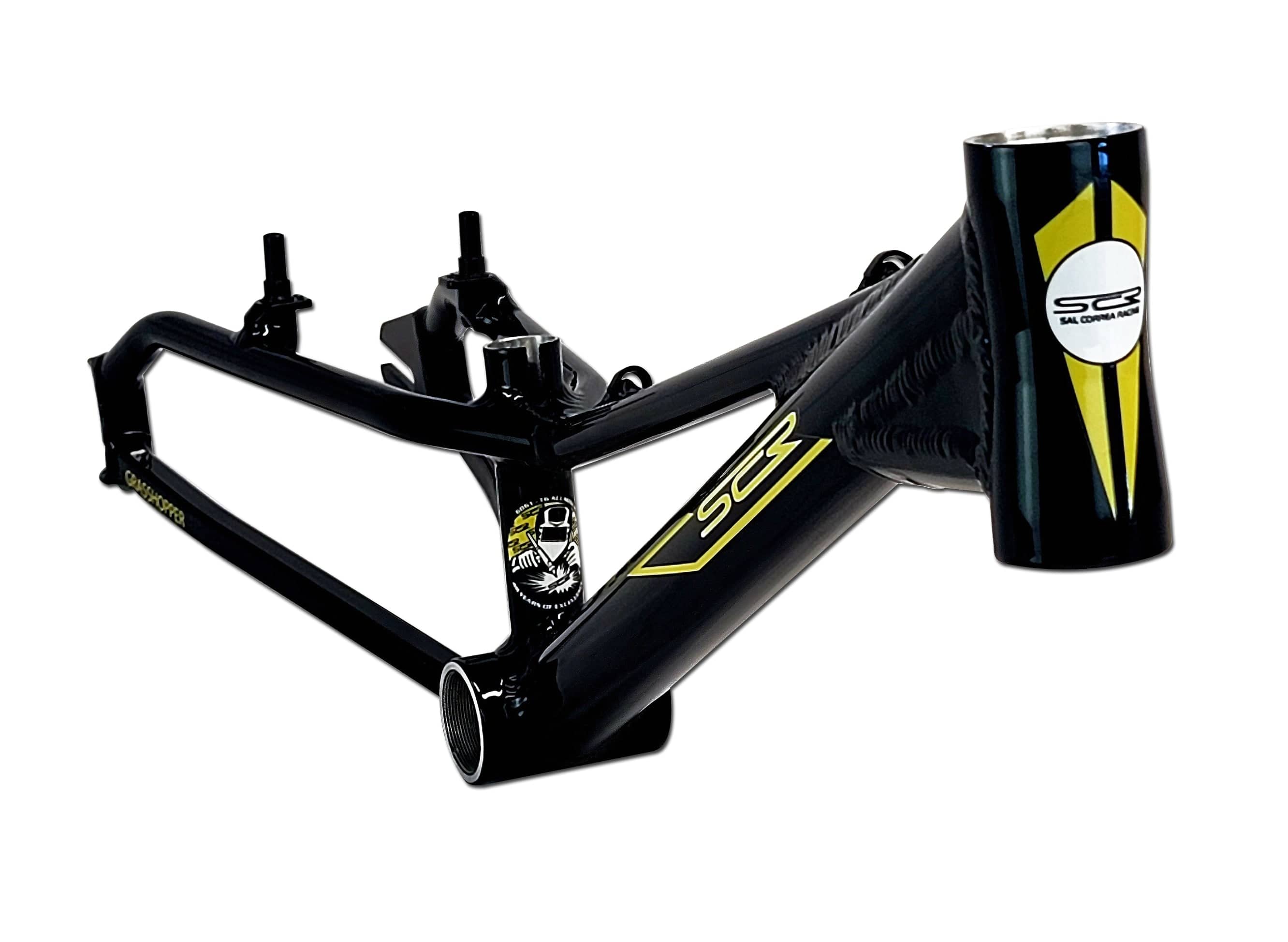 SCR Frames Black / Yellow decals SCR 20" Grasshopper 15.25 Race Frame