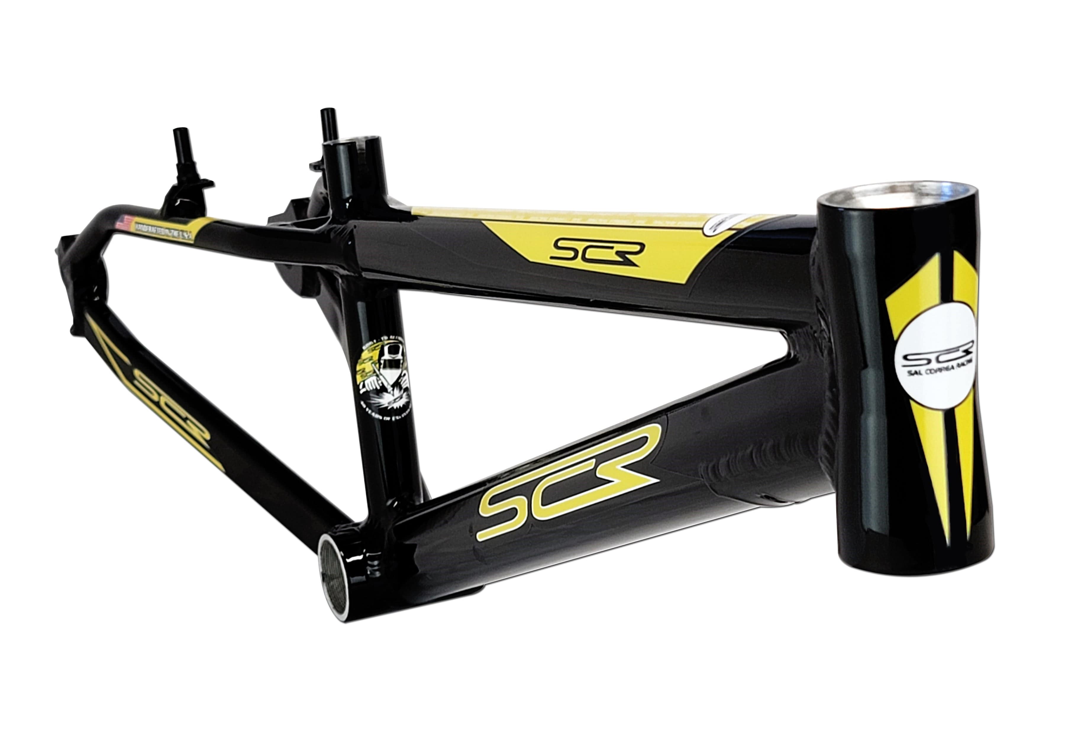 SCR Frames Black / Yellow decals SCR OS20 Pro 3X Race Frame
