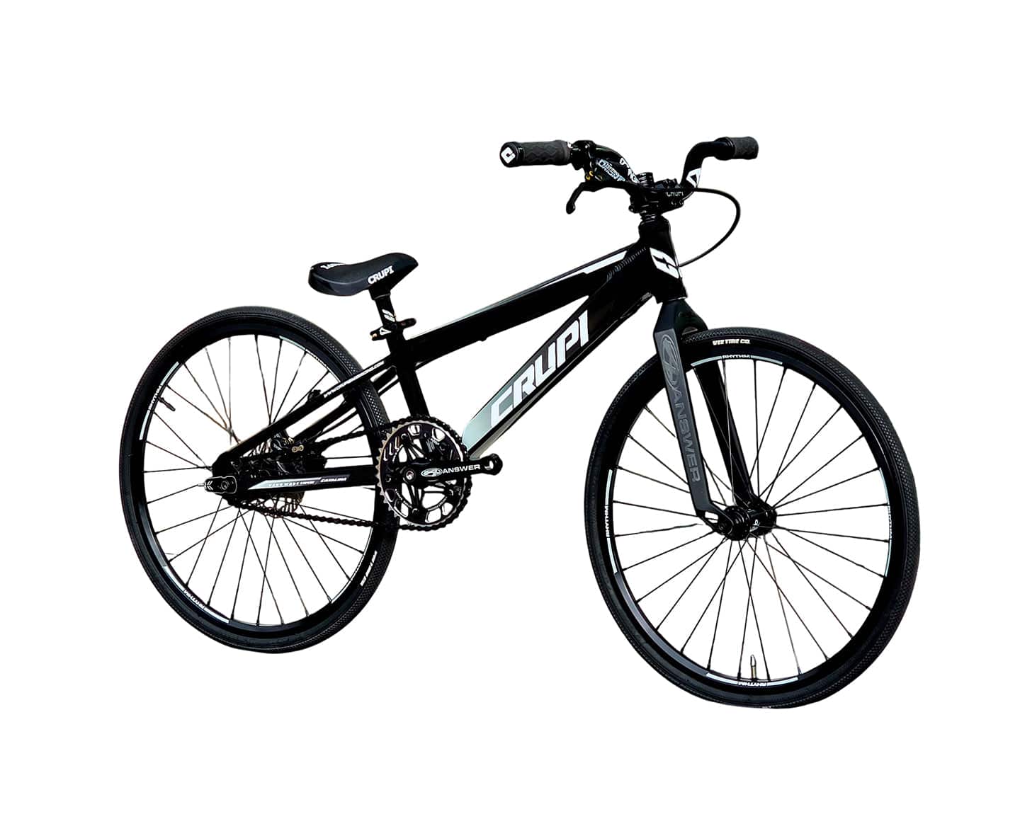 Crupi BMX Complete Bike Black / with Black parts / with Black/White Fade decals Catalina 2.0 Micro Mini Complete Bike