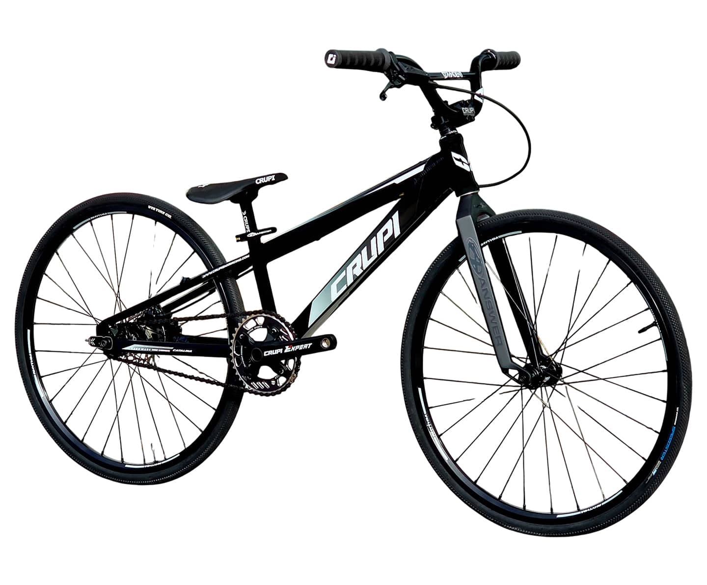 Crupi BMX Complete Bike Black / with Black parts / with Black/White Fade decals Catalina 2.0 Mini Cruiser Complete Bike