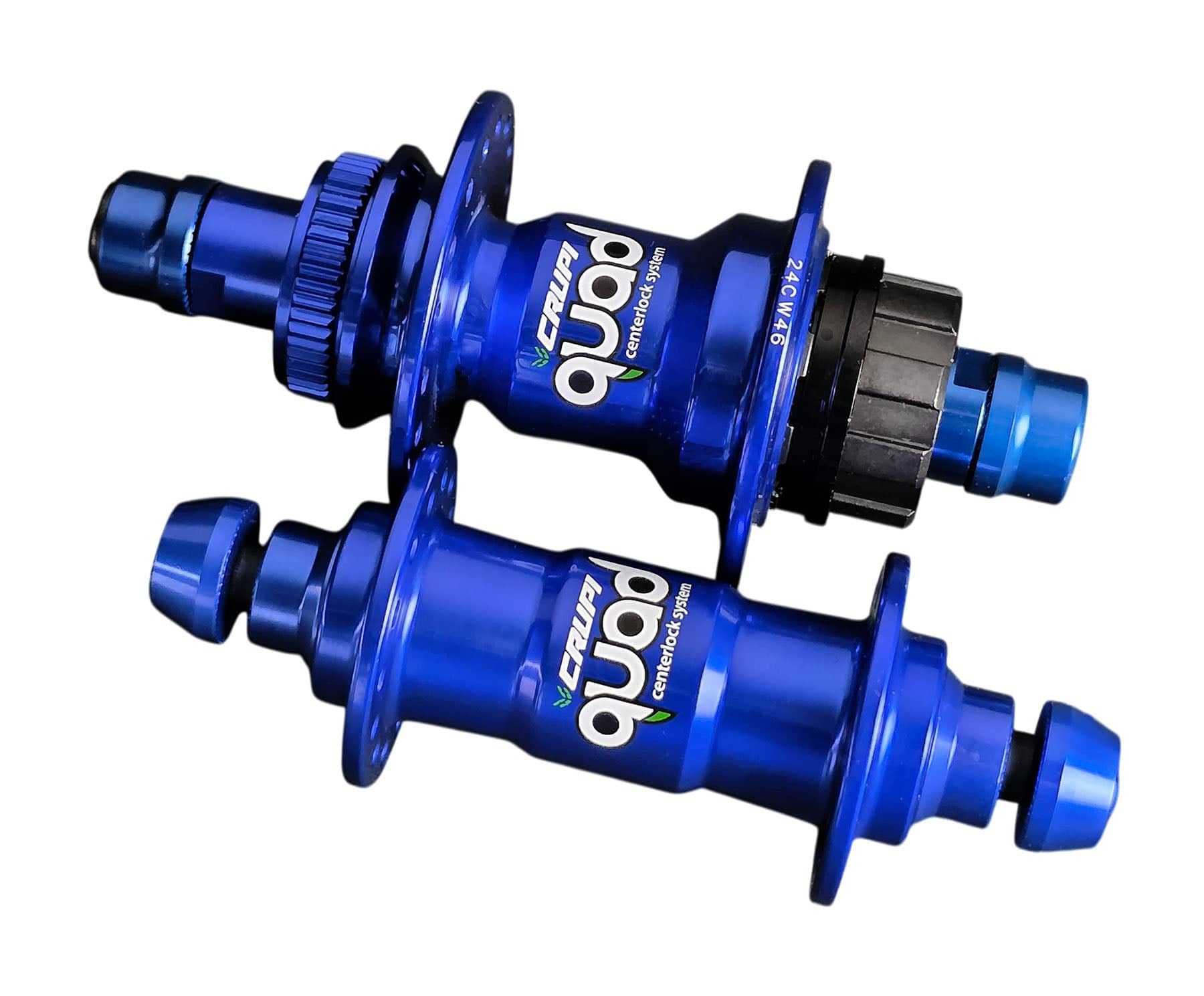 Crupi Parts Hubs 28H Mini/Expert CenterLock / Blue Crupi Quad 28H CenterLock Hubsets