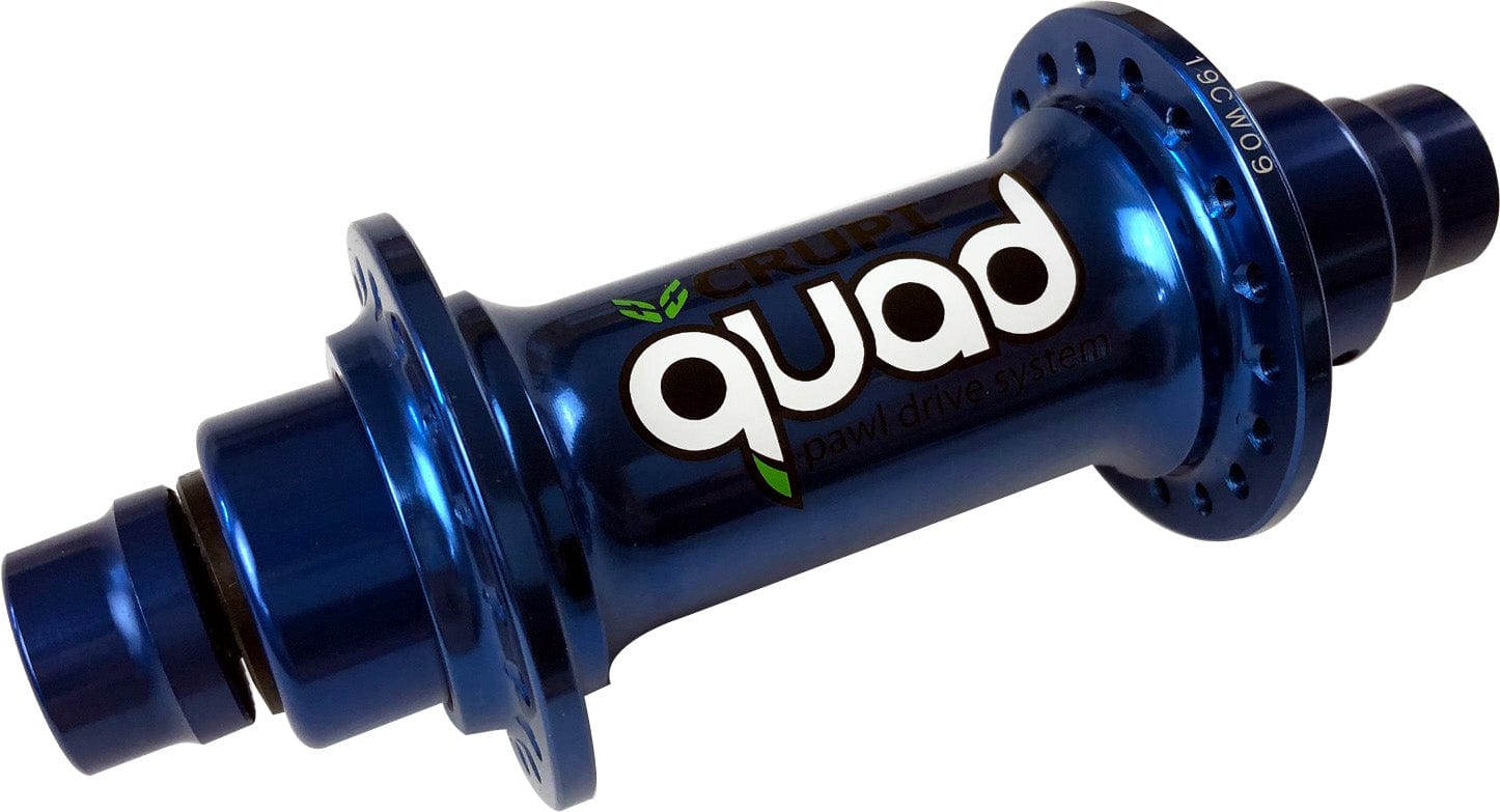 Crupi Parts Hubs 36H Pro Front / Blue Crupi Quad 28H & 36H Front Hubs