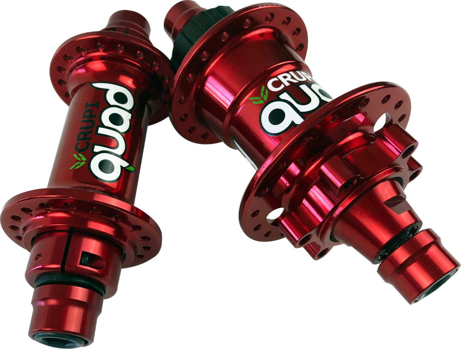 Crupi Parts Hubs 36H Pro Disc w/10mm Front / Red Crupi Quad 28H & 36H Disc Hubsets