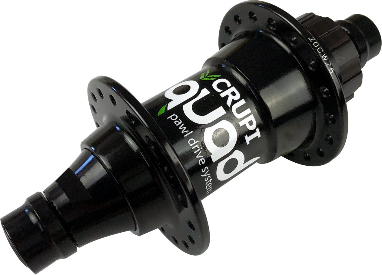 Crupi Parts Hubs 36H Pro Rear / Black Crupi Quad 28H & 36H Rear Hubs