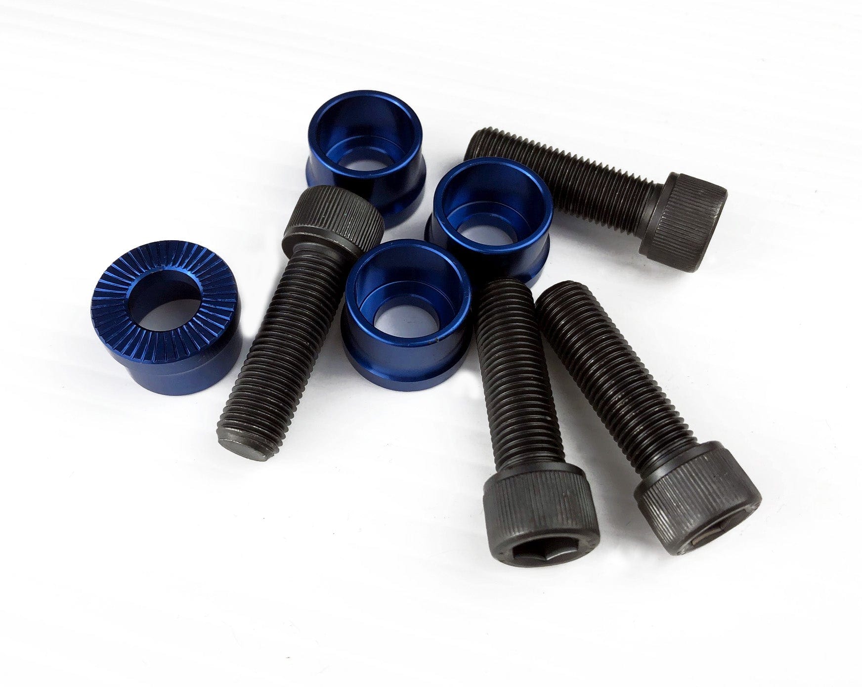 Crupi Parts Widgets Fits Quad Pro 36H Hubs / Blue Crupi Quad Hub Volcano Kits