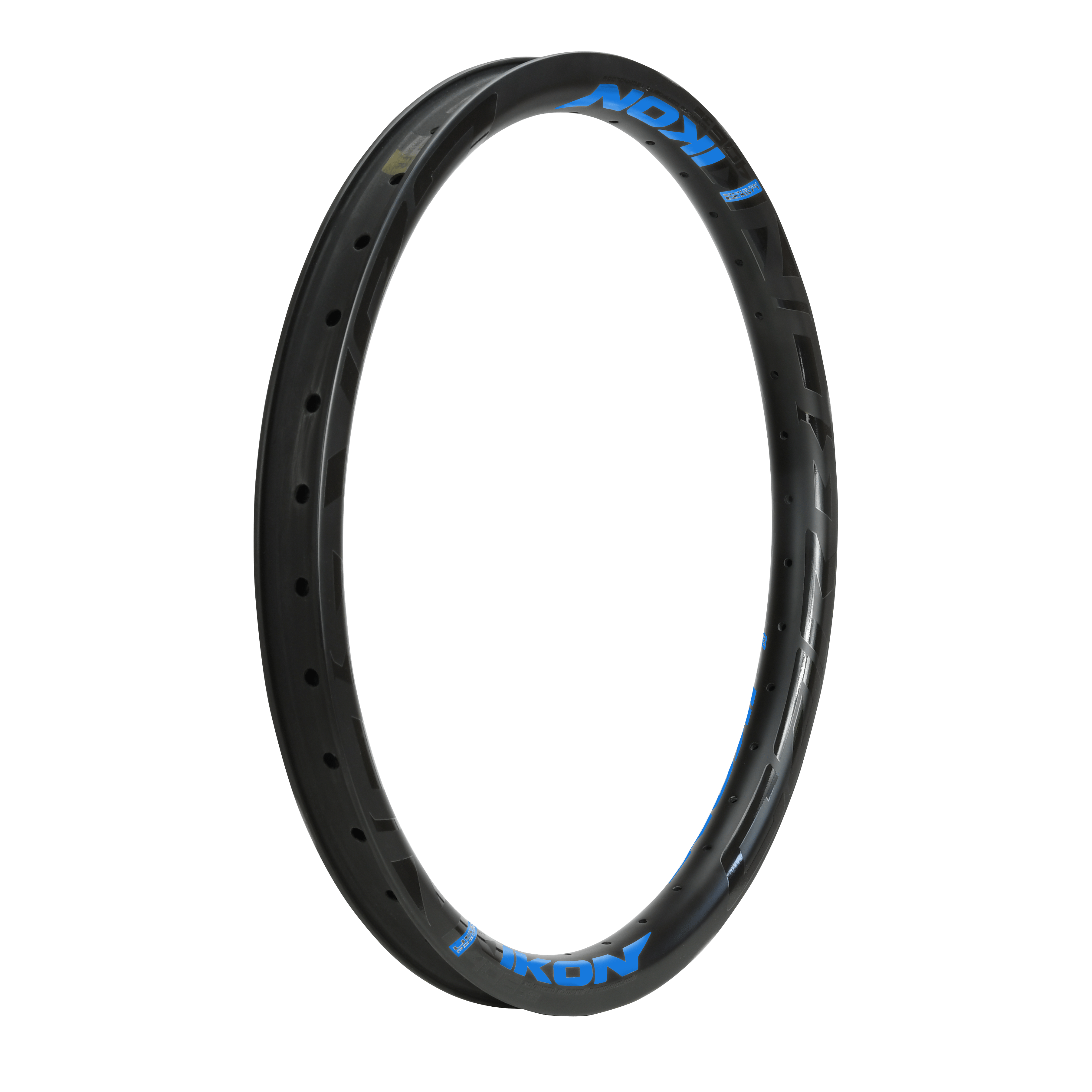 IKON Rims 20 x 1-75 36hole NO Brake Surface / Black/Blue IKON Carbon Pro 20 x 1.75 Rims