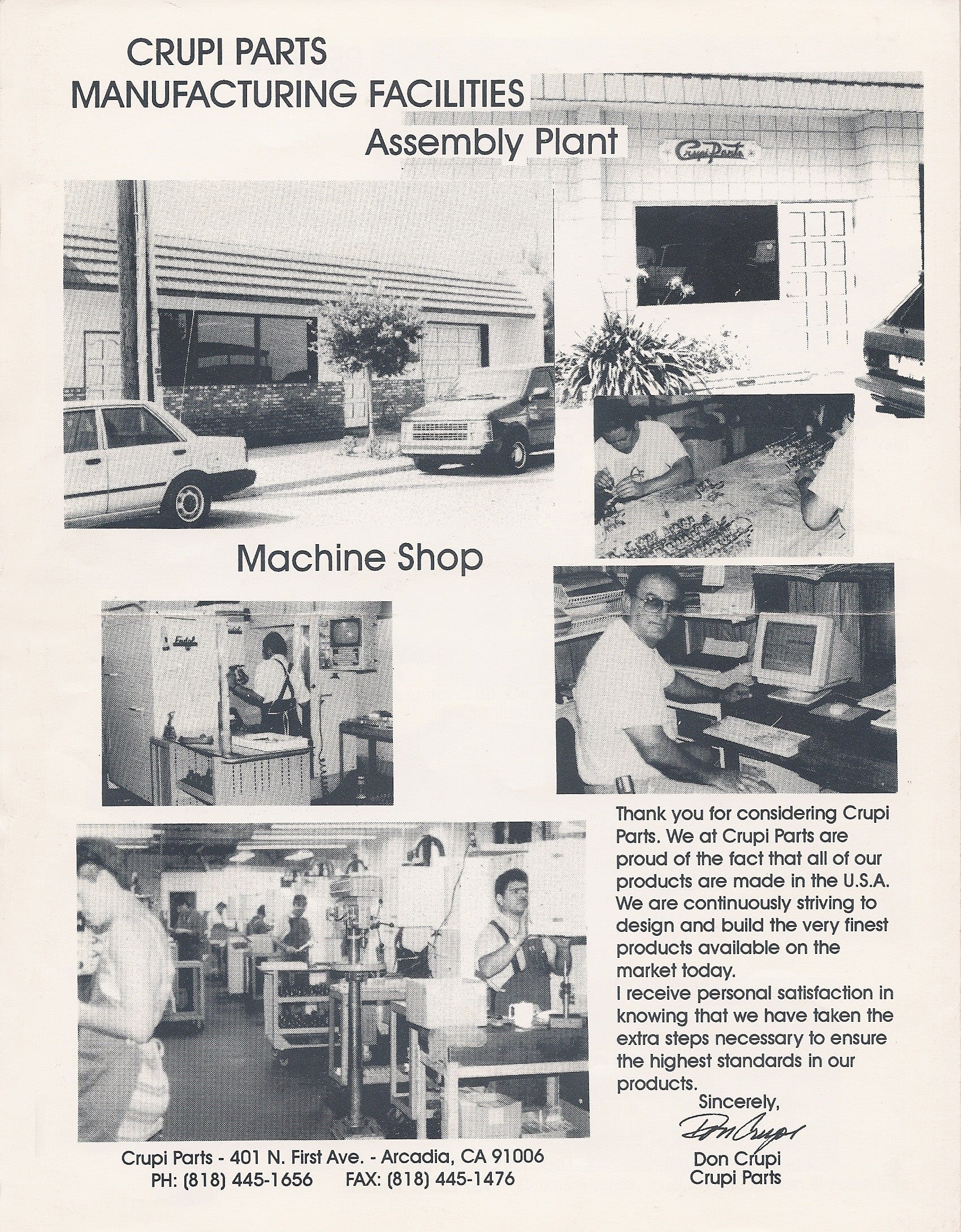 Crupi Parts Hubs Original Crupi Catalog just to look at online