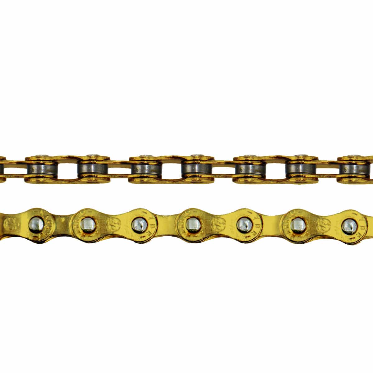 Crupi Parts Chains Gold Rhythm Pro 3/32" Full Link BMX chain