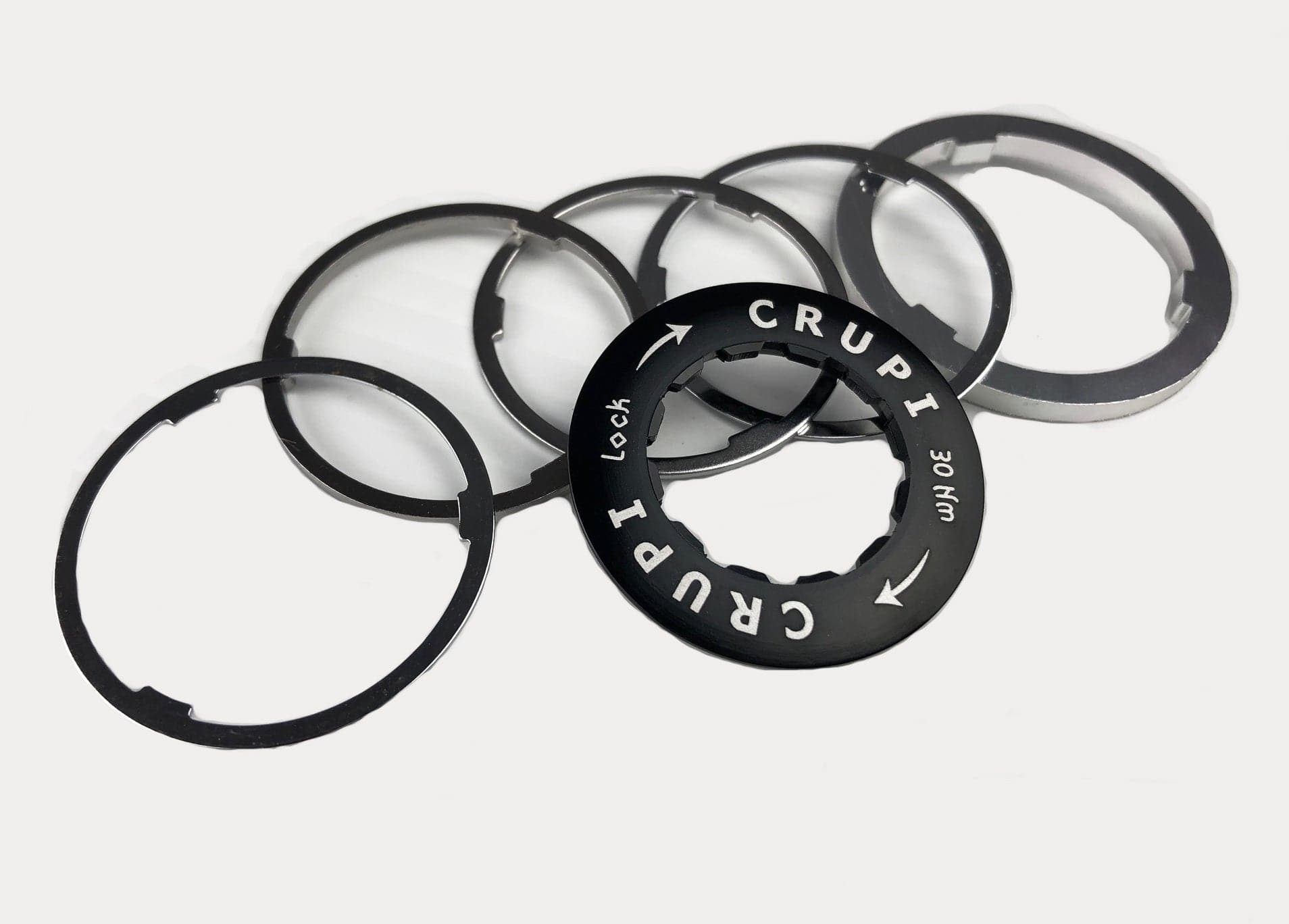Crupi Hub Lockring Crupi Rear Hub Lock Ring & Spacer kit