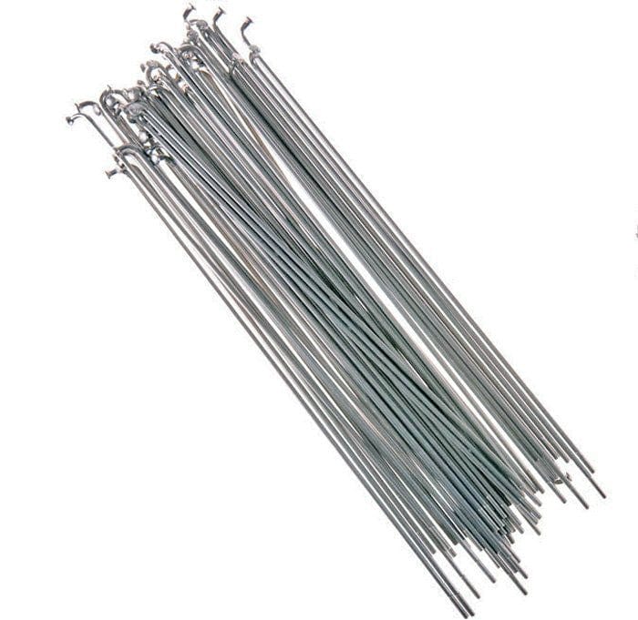 Crupi Parts Spoke/Nipples 1.8mm (15 Gauge) / Silver / 178mm Stainless Spoke 20/Pak