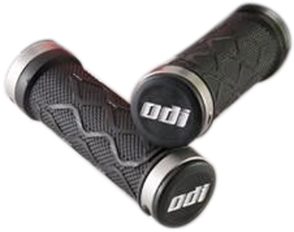 Tangent Grips Black 100mm Flangeless Tangent Flangeless Lock-On Grips