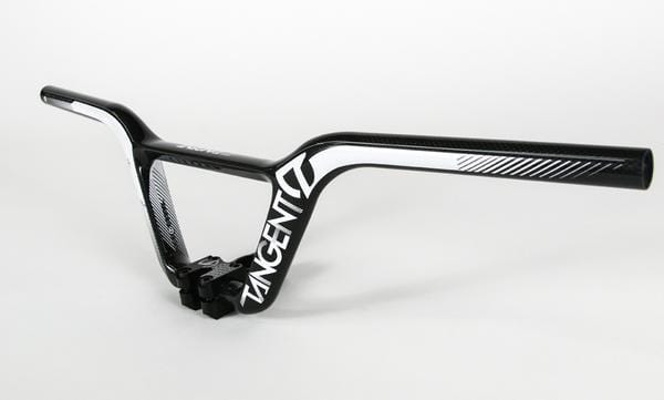Tangent Handle Bars 5.5" / Black w/White Tangent Carbon Bars