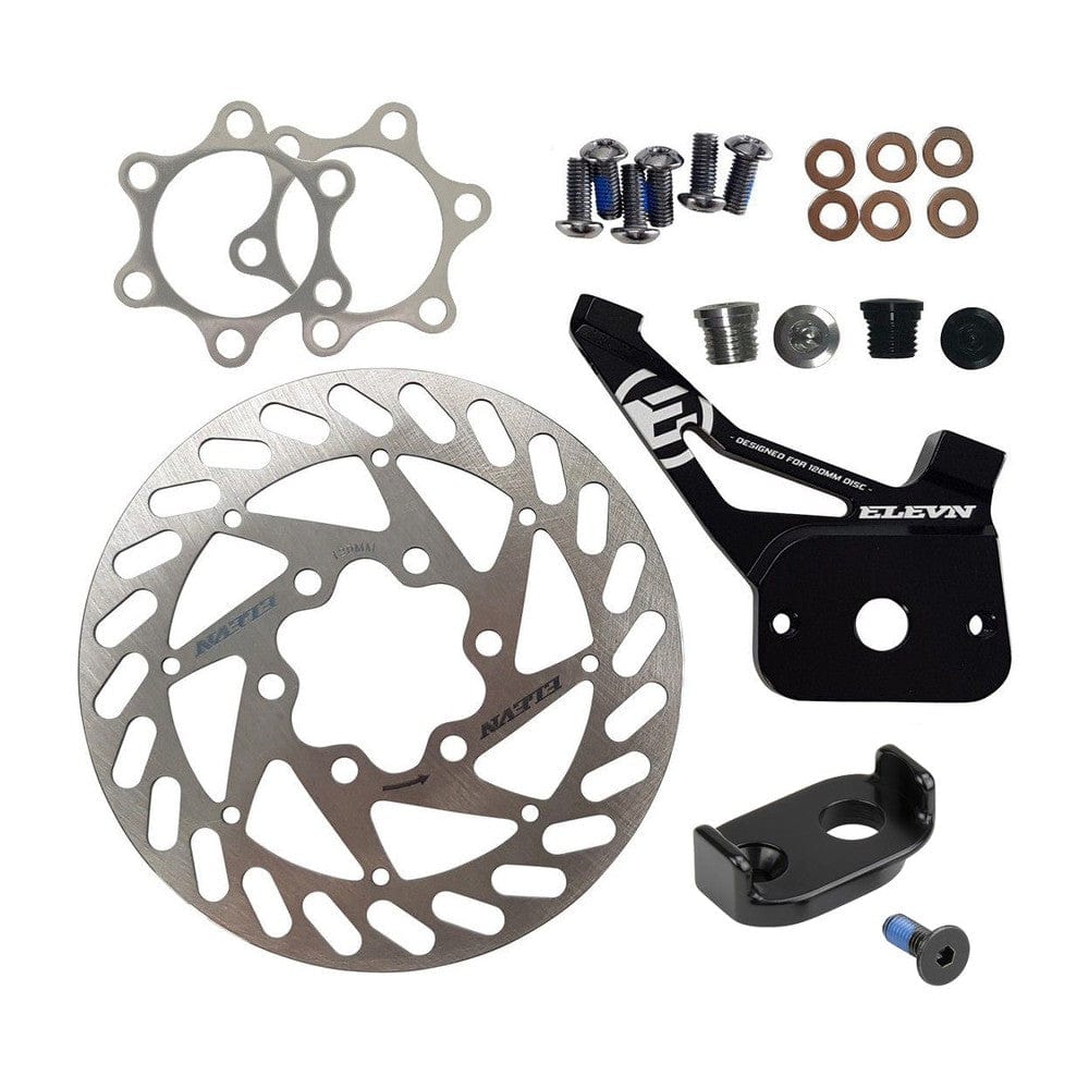Elevn Brakes 120mm Kit for 10mm axles Elevn Disc Brake Adapter Kit 120mm