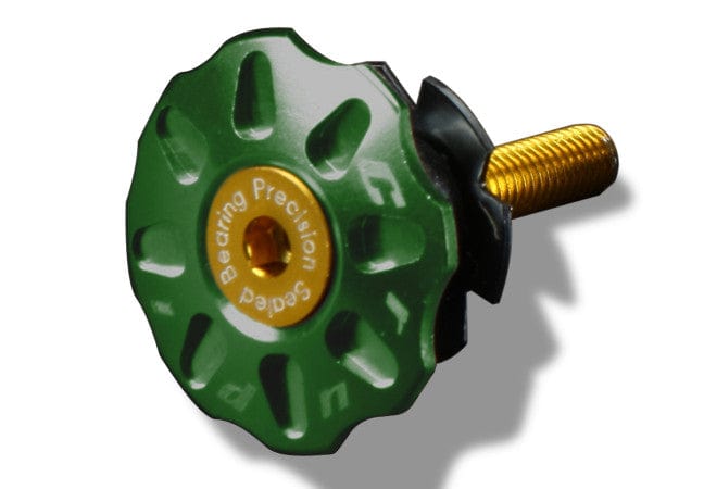 Crupi BMX Headset/Spacers 1" / Green Crupi Headset Top Caps