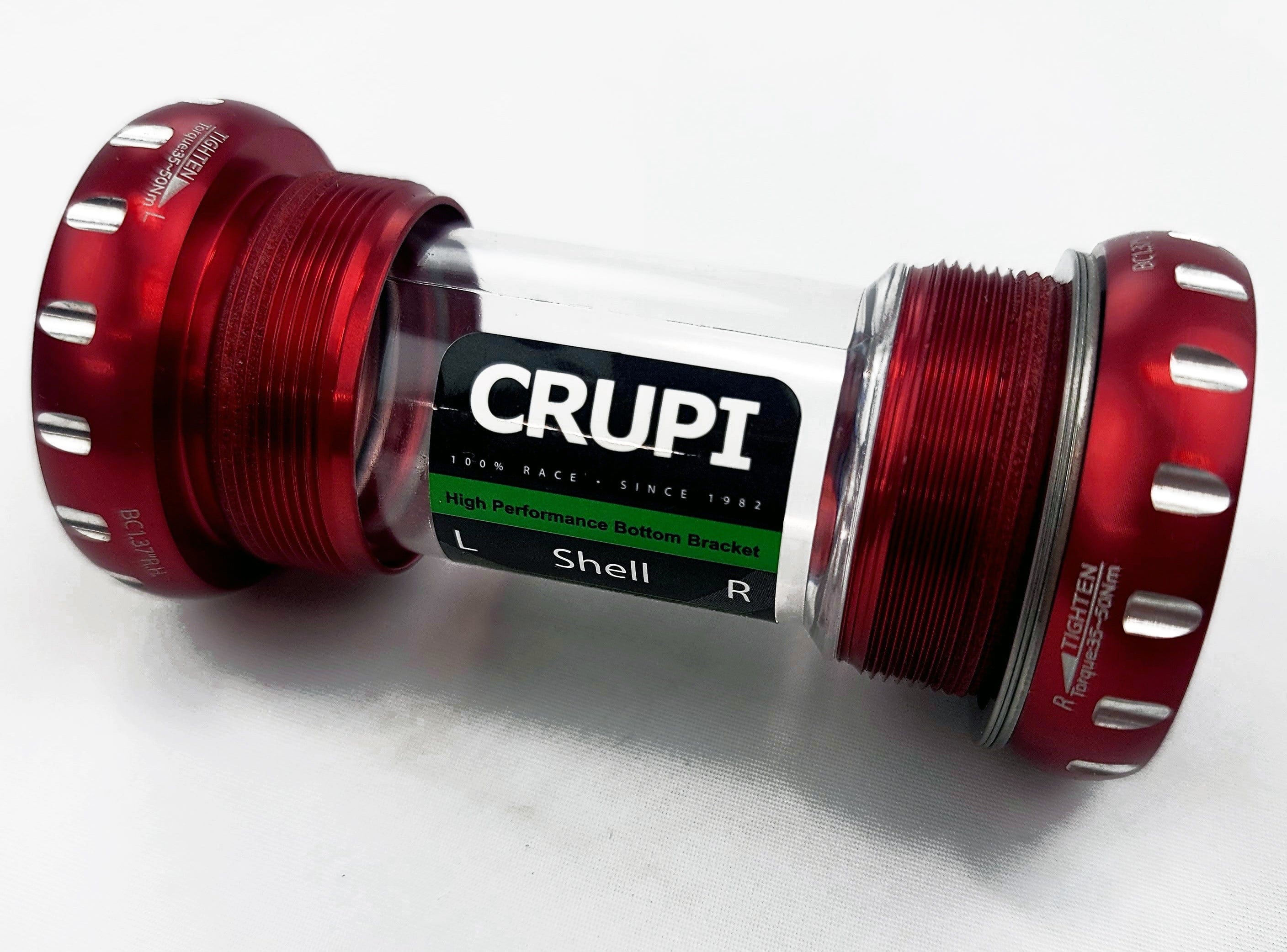 Crupi Parts Bottom Bracket Red Crupi Precision BB