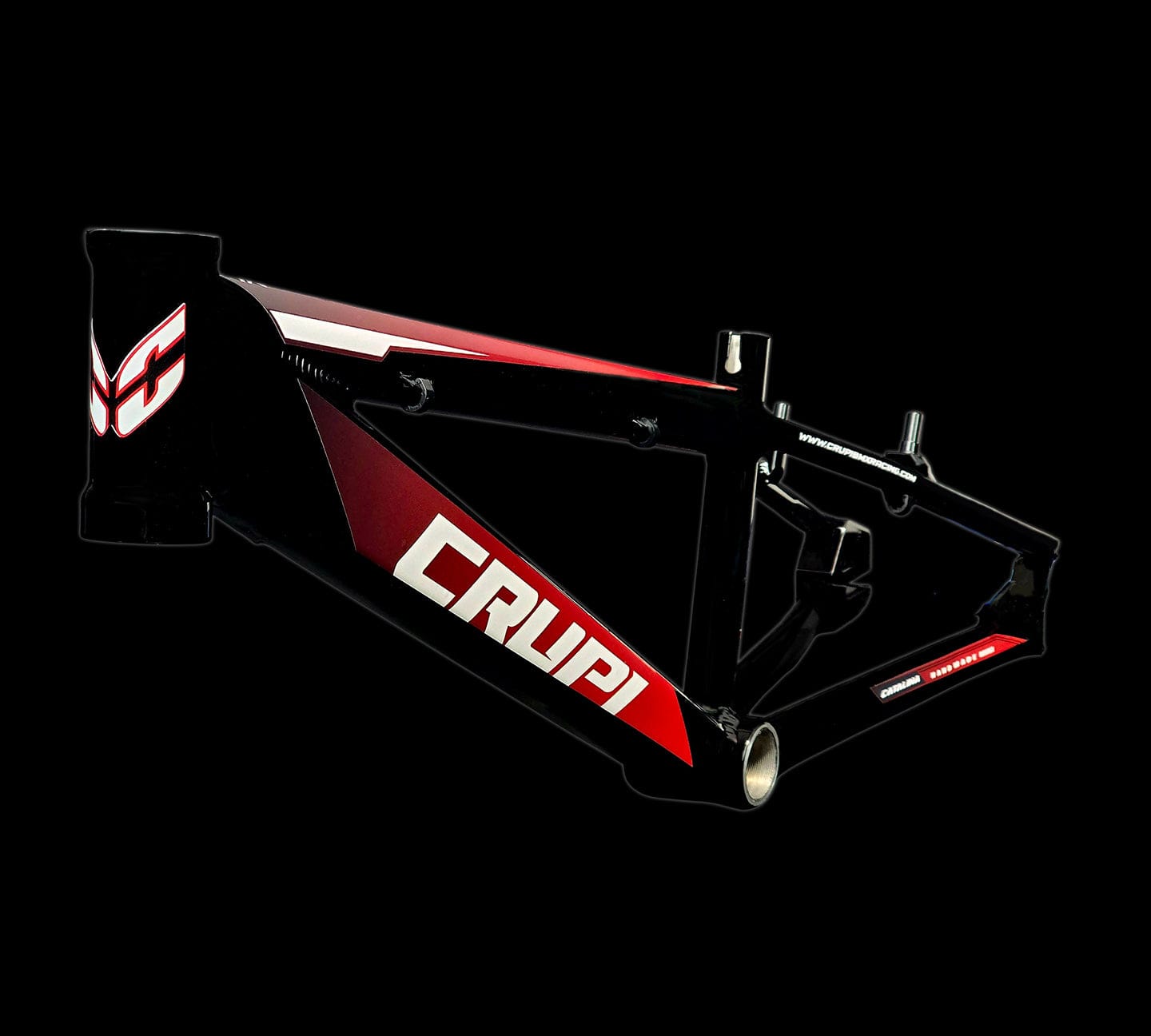 Crupi Parts Frames Black / with RedBlack Fade decals Crupi Catalina 2.0 Expert Race Frame