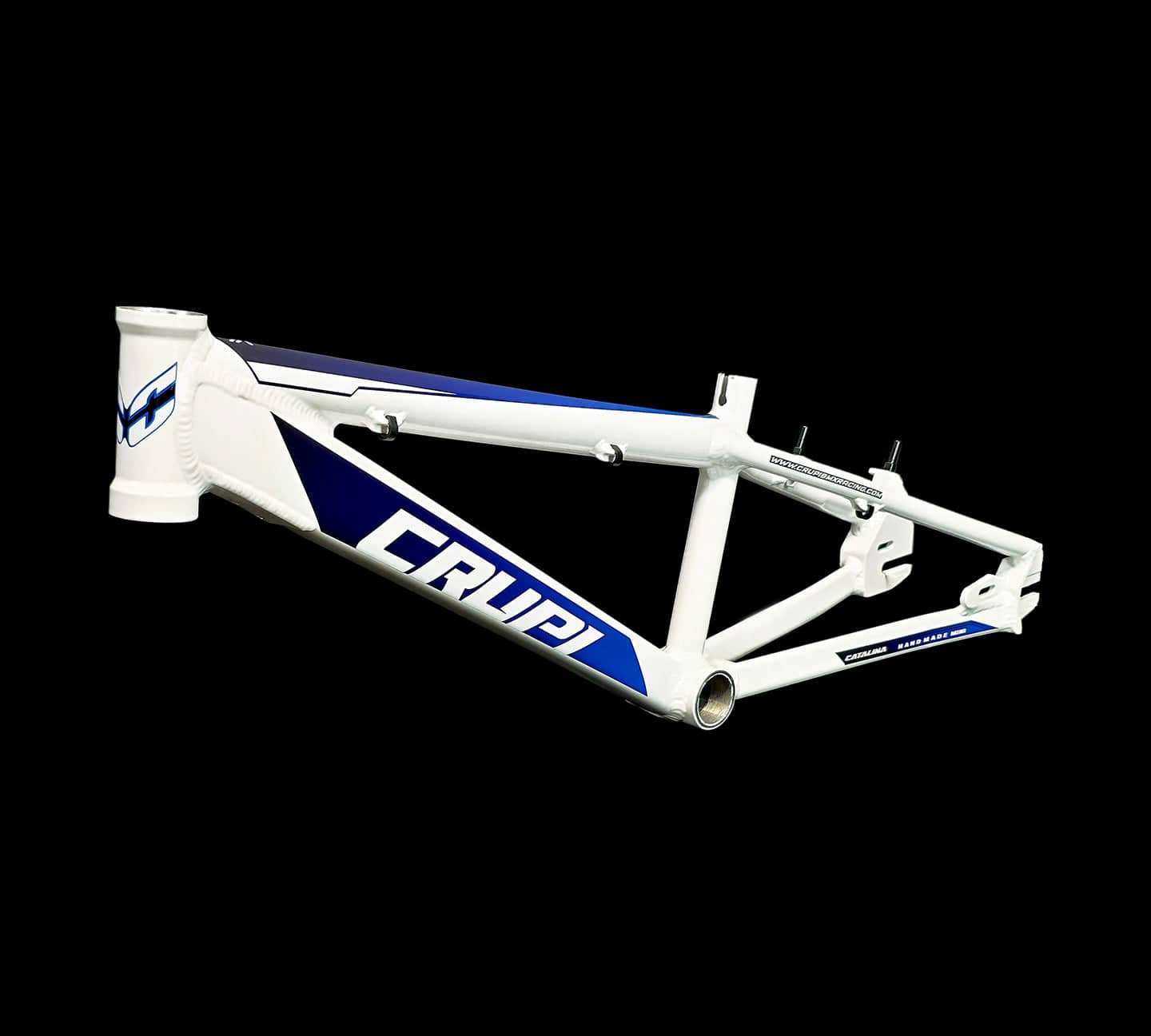 Crupi Parts Frames White / with BlueBlack Fade decals Crupi Catalina 2.0 Expert Race Frame