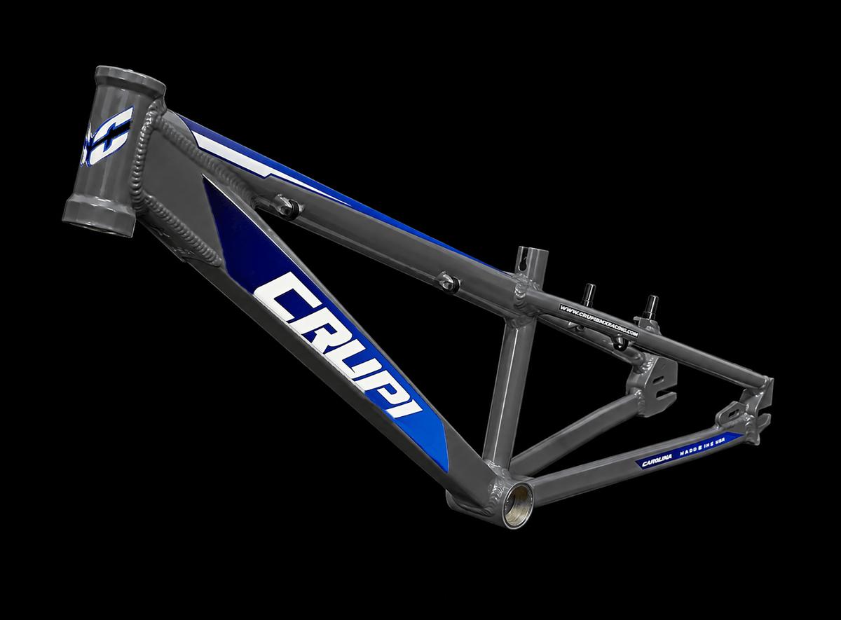 Crupi Parts Frames Charcoal / with BlueBlack Fade decals Crupi Catalina 2.0 Junior Cruiser Race Frame