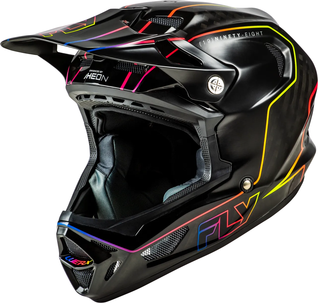 Fly Racing Apparel BLACK CARBON/MULTI / Youth Large Fly Racing Werx-R Flow Carbon Helmet