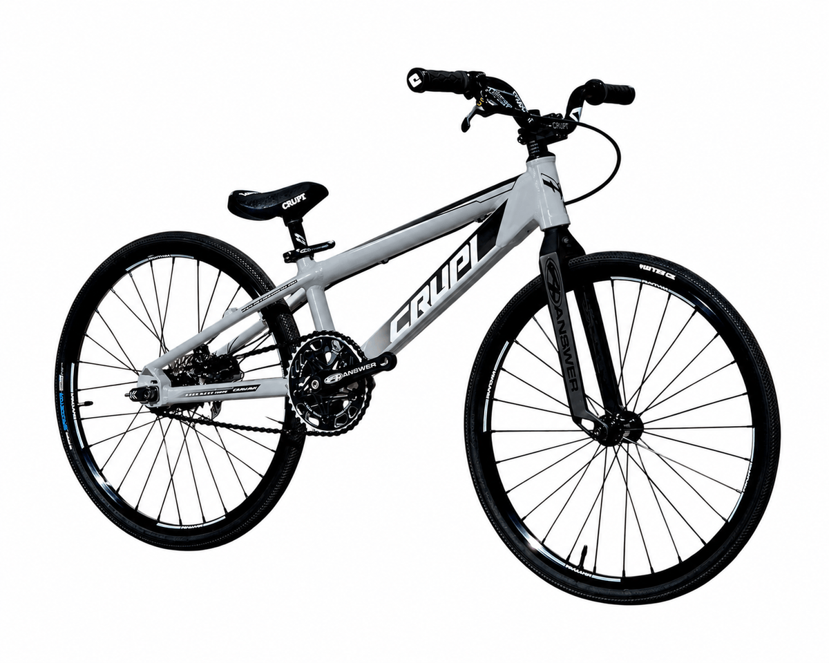 Crupi BMX Complete Bike Lightning Grey / with Black parts / with Black/White Fade decals Catalina 2.0 Junior Complete Bike