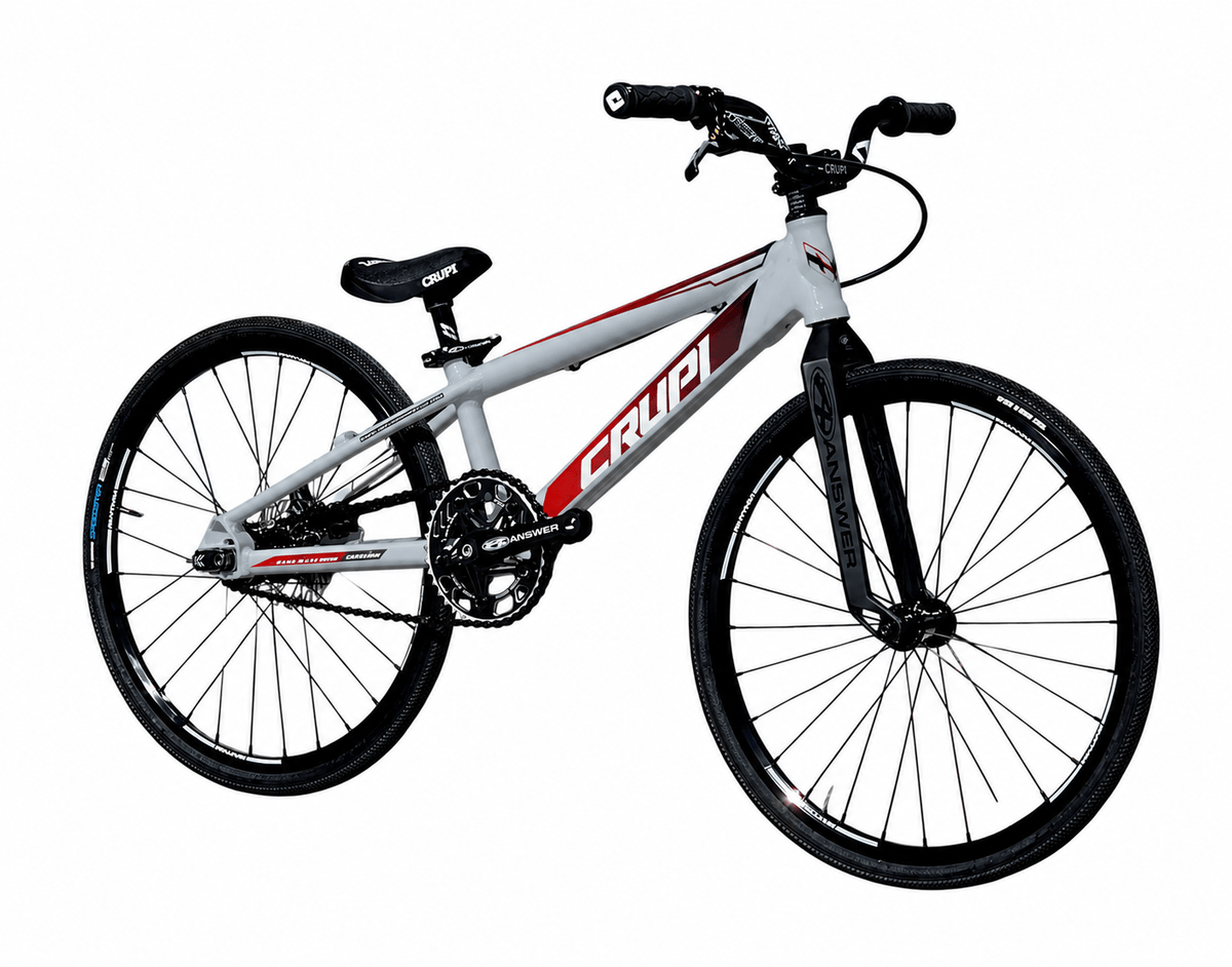 Crupi BMX Complete Bike Lightning Grey / with Red parts / with Red/Black Fade decals Catalina 2.0 Junior Complete Bike