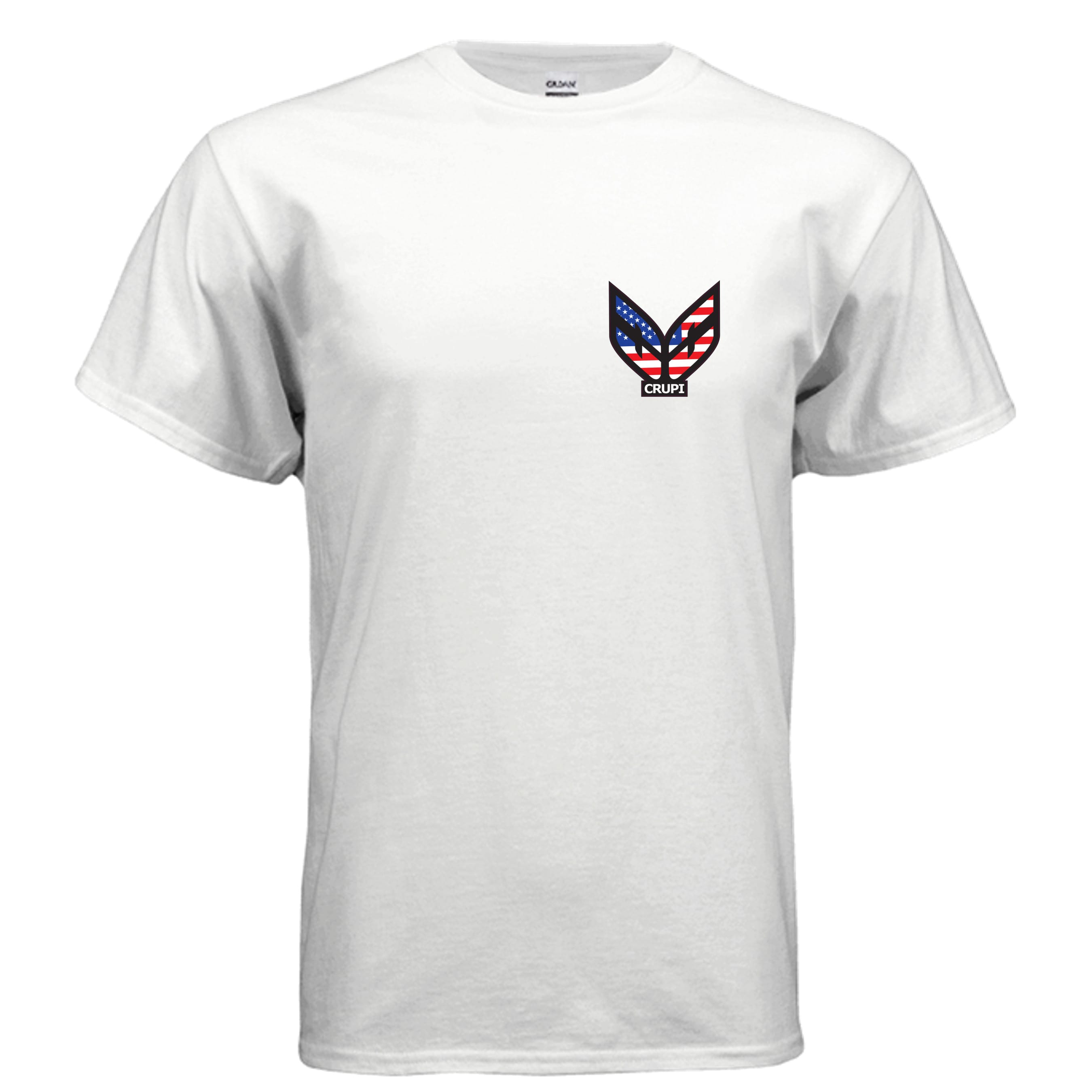 Crupi BMX Apparel WHITE / S Crupi T-Shirt American CC