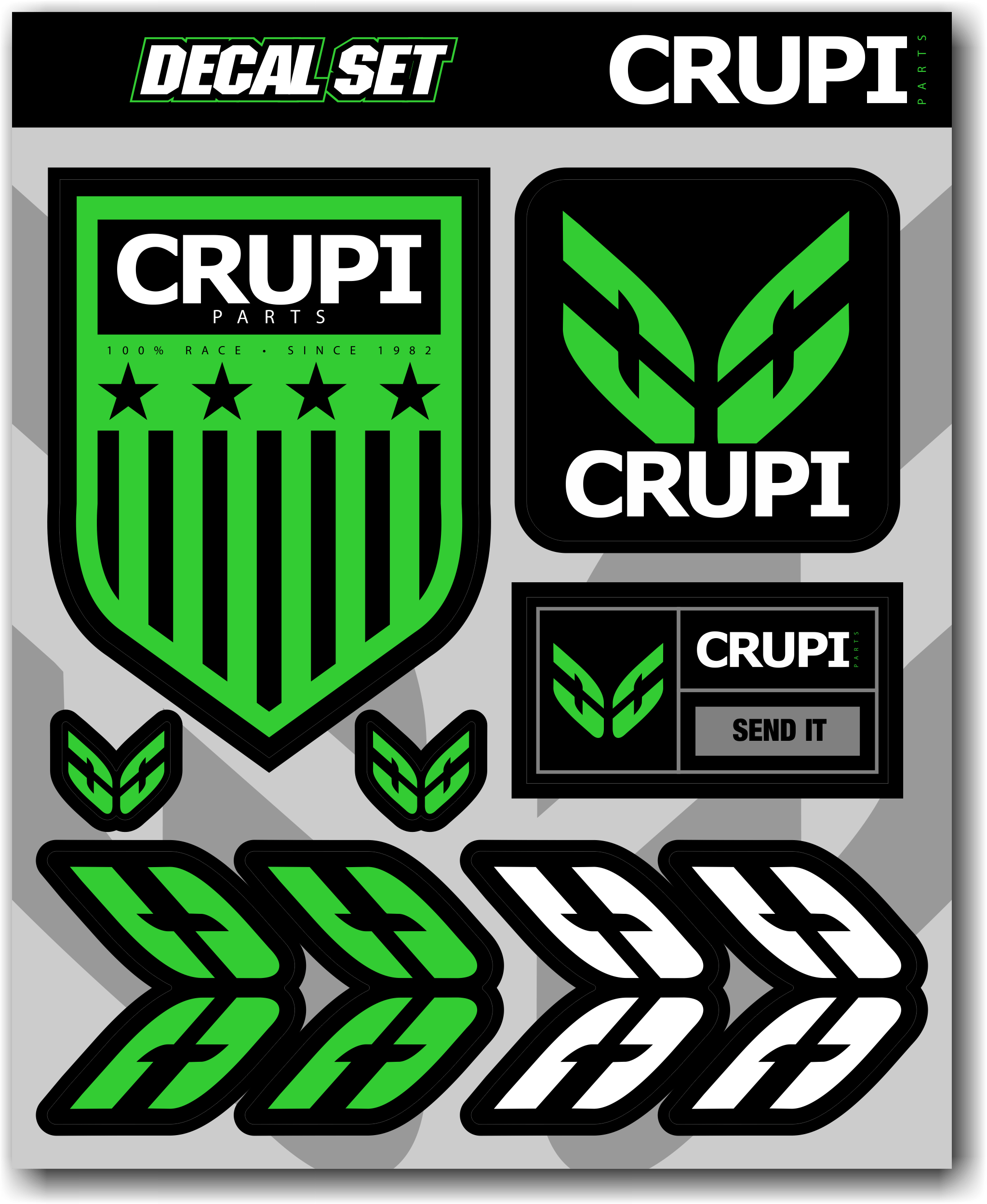 Crupi Parts Sticker Crupi Sticker Pack