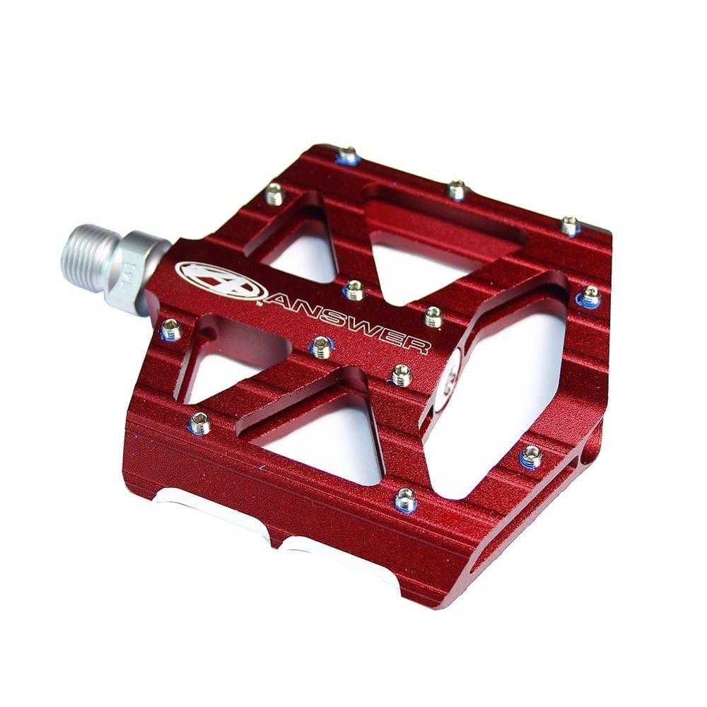 Tangent Pedals Red Junior 9/16 Answer MPH Junior Platform pedals